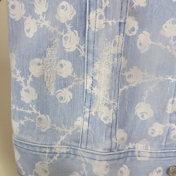 Ralph Lauren Black Label | Floral Denim Jacket - Picture 3 of 7